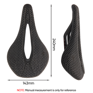 Sillín de <span class=keywords><strong>Bicicleta</strong></span> de Fibra de Carbono BUCKLOS OEM/ODM, Impreso en 3D, Hueco, para <span class=keywords><strong>Bicicleta</strong></span> de Carretera y Montaña, Asiento Ultraligero para MTB, Piezas de Ciclismo - Product Image 2