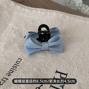 กิ๊บติดผมโบว์เล็ก 6 ซม. สำหรับผู้หญิง ทำจากผ้า ทำมือ ดีไซน์หรูหรา สไตล์เจ้าหญิง เครื่องประดับผมสำหรับมัดครึ่งศีรษะ ตกแต่ง<span class=keywords><strong>ผม</strong></span>ด้านหลัง <span class=keywords><strong>หน้าม้า</strong></span> และหน้าผาก - Product Image 2