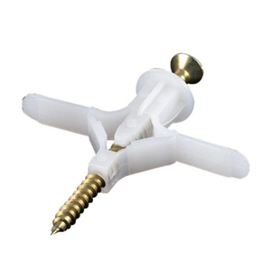 Cheville murale papillon en nylon plastique, capacité 25 lb pour béton - Product Image 2