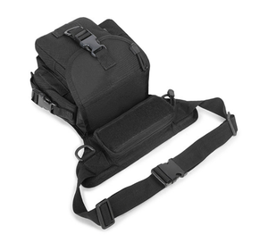 DFR01 Bolsas de Pierna Grises ACU con Camuflaje Digital Coyote Brown para Deportes al Aire Libre, Ciclismo y Equitación, con Correas de Cintura y Pierna, Negro Caqui - Product Image 6