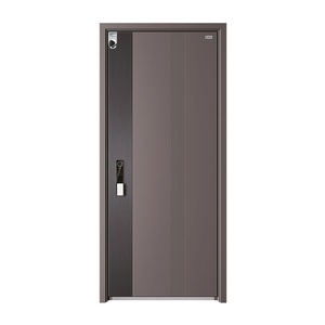 <span class=keywords><strong>Porte</strong></span> extérieure moderne en aluminium intelligente et sécurisée avec serrure à empreintes digitales, ignifuge, pour <span class=keywords><strong>entrée</strong></span> <span class=keywords><strong>d</strong></span>'appartement ou de villa - Product Image 2