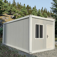 Maison conteneur en acier modulaire préfabriquée de luxe 20ft 40ft, contemporaine, résistante aux tremblements de terre et au vent, villa détachable avec salle de bain