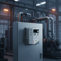 Variateur de fréquence MK20 Mini VFD 0,4 kW-5,5 kW 220 V/380 V monophasé/triphasé pour le contrôle de la vitesse des moteurs et compresseurs AC