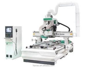 Máquina de mortajar agujeros de cerradura de puerta CNC para perforación y ranurado de puertas de doble cara - Product Image 1