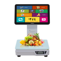 Balance électronique Wifi tout-en-un avec reconnaissance de l'IA Imprimante Ts2 Balance Touch POS Machine tout-en-un hors ligne