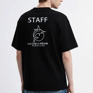Camisetas Casuales Transpirables de Punto, 230 g/m², 100% Algodón, Logotipo Impreso, Corte Holgado, Camiseta de Manga Corta para Hombre - Product Image 2