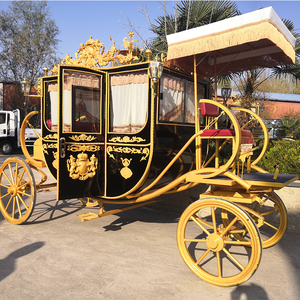 Carroza Real de Lujo con Esculturas, Vehículo Eléctrico para Bodas y Turismo, Carruaje para Parque de Atracciones en Venta - Product Image 1