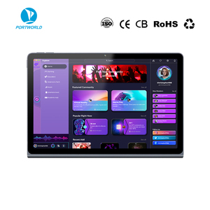 Tablette <span class=keywords><strong>PC</strong></span> Android 16 Portworld YC-PS95 10,1'' avec <span class=keywords><strong>6</strong></span> Go de RAM, résolution 1920x1200, USB Type-C, Wi-Fi, usage professionnel - Product Image 1