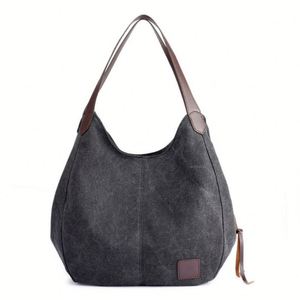 Bolsa de Mano de Lona de Alta Calidad, Estilo Coreano, Informal, para Mujer - Product Image 4