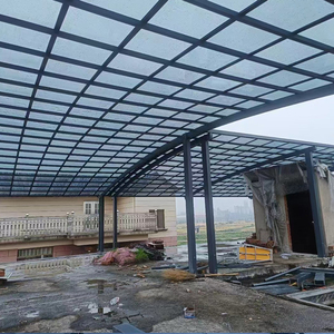 โรงจอดรถทำจากโลหะอะลูมิเนียม ผลิตในจีน มณฑลกวางตุ้ง ขนาดสั่งทำได้ 12x20 20x40 20x20 30x40 - Product Image 2