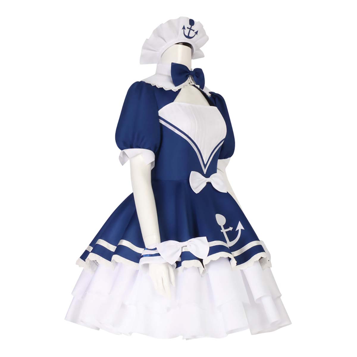 Woman VTuber Hololiv Virtual YouTuber Minato Aqua Cosplay Blue Maid Dress  Costume IDOL-003| Alibaba.com