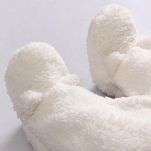 ODM Winter Baby <span class=keywords><strong>pagliaccetto</strong></span> Design 100% cotone spessito con piedi lana di agnello imbottita in tinta unita abbigliamento per bambini per il commercio estero - Product Image 3