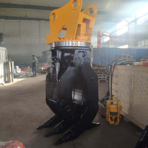 Accesorio de motosierra TDC de alto rendimiento para excavadora-Cortador giratorio hidráulico con cilindro de sujeción - Product Image 2