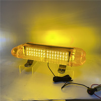 Golddeer Neue 70W DC9-30V Blinkende LED-Warnleuchten Bernsteinfarbene Warnlichtbalken für Einsatzfahrzeuge