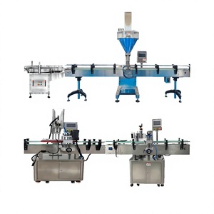เครื่องบรรจุผงแบบมืออาชีพสำหรับขวดแก้ว บรรจุผงนม ผงกาแฟ ระบบ PLC ได้รับการรับรองมาตรฐาน CE - Product Image 1