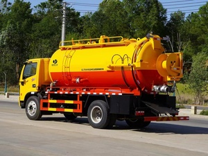 Sewage suction truck, manual transmission sewage suction truck, septic tank suction with <b>vacuum</b> <b>pump</b> - Product Image 4