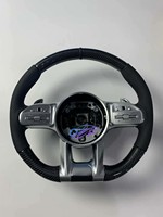 Volant en cuir Alcantara de haute qualité avec fibre de carbone pour Mercedes-Benz W203 W204 W205 W212 W213 CLS W218 W222 C300 AMG