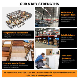 <span class=keywords><strong>Cuisine</strong></span> moderne <span class=keywords><strong>avec</strong></span> armoires en bois massif de style shaker et îlot à panneaux cannelés, porte à rainures et perles <span class=keywords><strong>avec</strong></span> évier pour villa - Product Image 5