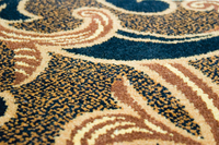 Moquette Jacquard Tissée à la Machine en Laine Axminster de Luxe à Poil Long, Adaptée aux Animaux Domestiques, pour Hall d'Hôtel 5 Étoiles, Hôtellerie Émirats Arabes Unis et Arabie Saoudite