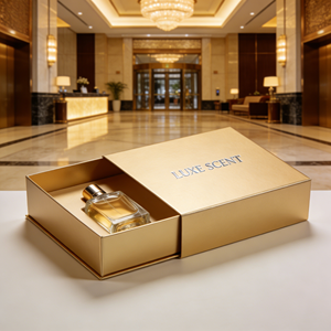 Caja de Regalo Deslizable con Estampado de Lámina de Lujo y Diseño Personalizado para Relojes de Pulsera y Perfumes - Product Image 1