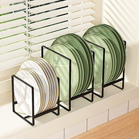 Organisateur de tiroir pour vaisselle, séparateur de placard domestique pour assiettes et bols, support de rangement gain de place pour cuisine