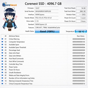 CoreNest NVMe PCIe SATA SSD Internal Solid State Drive 256GB 512GB 1TB 2TB 4TB Kecepatan Tinggi hingga 7000MB/s untuk Desktop Laptop PC - Product Image 3