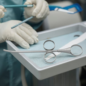 Bubuk gigi, alat pengiriman bubuk Dental-instrumen khusus untuk implan gigi yang tepat memberikan bahan transplantasi tulang - Product Image 4