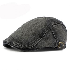 2024 Custom Newsboy Ivy Beret Hat Irish Tweed <b>Flat</b> <b>Cap</b> Denim Casual Beach Party Outdoor Unisex Wholesale - Product Image 1