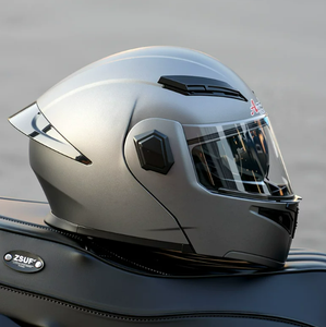 Nuevo <span class=keywords><strong>Casco</strong></span> <span class=keywords><strong>Integral</strong></span> PBRabbit con Doble Visera y Protección Solar, Cierre Doble D para Motocicleta/Vehículo Eléctrico, para Hombre y Mujer - Product Image 1