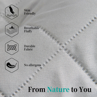 Protège-matelas imperméable sur mesure à embossage ultrasonique avec dos en TPU hypoallergénique – Vente en gros