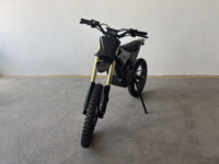 Vélo de montagne électrique sportif à moteur central 72V 7000W, batterie au lithium, cadre en acier à haute teneur en carbone, freins à disque hydrauliques