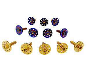 Tùy Chỉnh Bán Buôn M6 X 20 Titan Giấy Phép Tấm Khung Bolt Vít Cho Xe Máy Xe Ô Tô Tự Động - Product Image 3