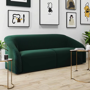 قماش على الطراز الكلاسيكي الحديث مع مخمل معتم للفنادق والفيلات غرفة المعيشة بيع تصفيات لأريكة الزاوية - Product Image 3