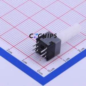 XKB8585-Z-245 <b>Push</b> <b>Button</b> <b>Switch</b> Through hole Component (THT) <b>Switch</b> Self-Locking Square <b>Button</b> Through Hole 100mA - Product Image 2