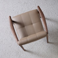 Chaise de salle à manger médiévale BST, design italien, en bois de frêne, haut de gamme, pour négociations, réceptions, ou comme chaise de café à domicile