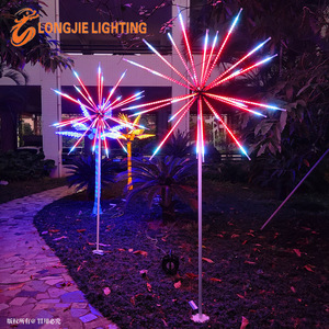 H:3M lampe led colorée électrique pour décoration extérieure étanche 3d, lumière <span class=keywords><strong>de</strong></span> feu d'artifice animé <span class=keywords><strong>de</strong></span> météores <span class=keywords><strong>de</strong></span> noël - Product Image 4