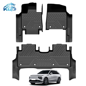 Factory Price <b>Interior</b> Car <b>Accessories</b> 5D Durable Floor Mats for Xpeng G9 Floor Mat TPE Car Floor Mat - Product Image 2