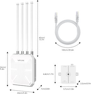 Nouveau routeur maillé extérieur WAVLINK BE5100 <span class=keywords><strong>WiFi</strong></span> 7 ultra-rapide, étanche, longue portée 2.4/5GHz, avec <span class=keywords><strong>PoE</strong></span>, point d'accès et répéteur <span class=keywords><strong>WiFi</strong></span> - Product Image 3