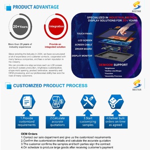 Écran tactile USB Innolux 10,4 pouces G104X1-L03 <span class=keywords><strong>TLCM</strong></span> 1024x768 IPS, panneau d'affichage avec rétroéclairage WLED, luminosité 350 cd/m², pour usage industriel - Product Image 5