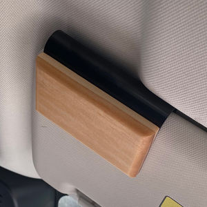 맞춤형 스테인리스 스틸 내부 햇빛 가리개 클립 아카시아 망기움 목재 차량용 방향제 - 자동차 냄새 제거제 - 그로브 향 리필 - Product Image 4