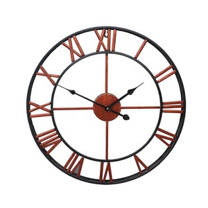 15 inch khuyến mãi cổ điển giá rẻ kim loại đồng hồ treo tường Cock retro phong cách Mỹ cho trang trại phòng khách trang trí - Product Image 5