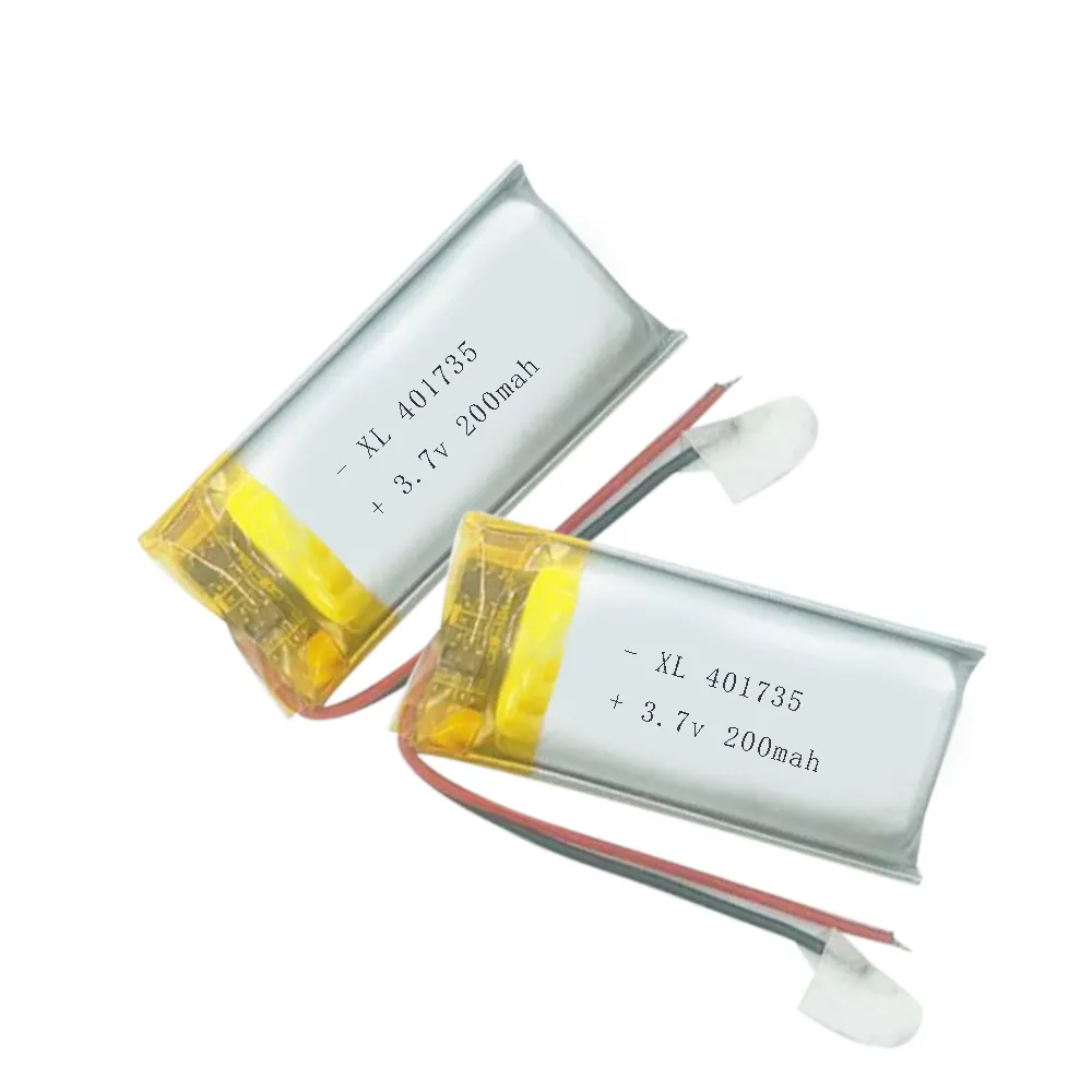 Pin Trạng Thái Rắn 401735 Bán Chạy Pin Li-Po 3.7v200mah Cho Sản Phẩm Thiết Bị Kỹ Thuật Số Di Động