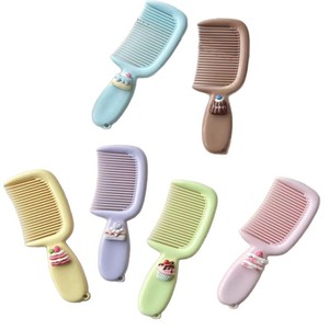 Lindo Mini Peine de Dibujos Animados, Pequeño Peine de Resina Portátil para Viajes, para Uso General - Product Image 1
