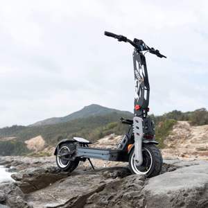 Patinete Eléctrico Todoterreno HEZZO F9, Límite de Velocidad de 25 km/h, 12 Pulgadas, 8000 W, Motores Dobles, 90 km/h, 40 Ah, Plegable, Impermeable, Control por Aplicación - Product Image 2