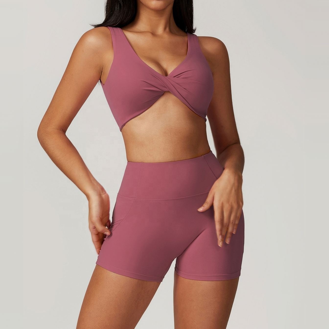 Comfortable Lightweight Women's Yoga Sports Bra Medium Support with Breathable Workout Top Recyclable and Printed Pattern