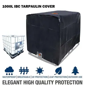 1000 Liters Ibc Cover 420D Water Tank Tarpaulin Cover Dustproof Cover Sunscreen Oxford