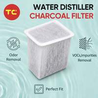 Filtres à charbon actif pour distillateur d'eau, cartouches de rechange pour filtre post-charbon pour distillateurs d'eau de comptoir