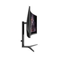 Monitor curvo para juegos Ultrawide de 34 pulgadas R1500, panel VA de 3440x1440, 165Hz, 1ms, HDR, 100% SRGB, retroiluminación LED RGB