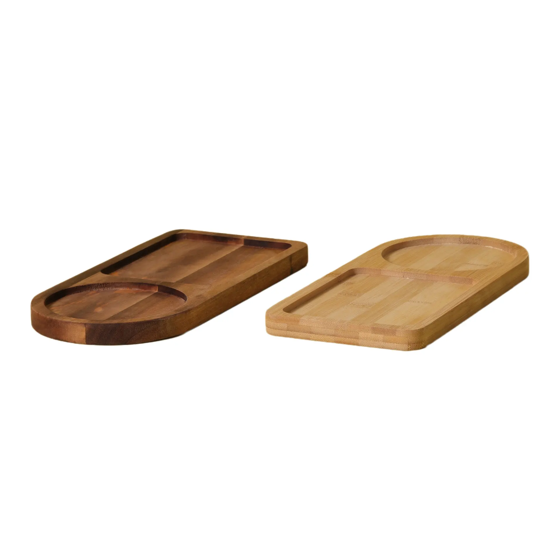 New Household Wood Grain Bone Dish Light Luxury Wood Grain Plate Japanese Base Bone Dish Plate Snack Plate