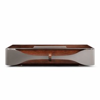 Bureau de direction moderne en bois de palissandre avec finition cristalline, peinture à base d'eau résistante aux rayures, qualité E1, bureau de direction intelligent